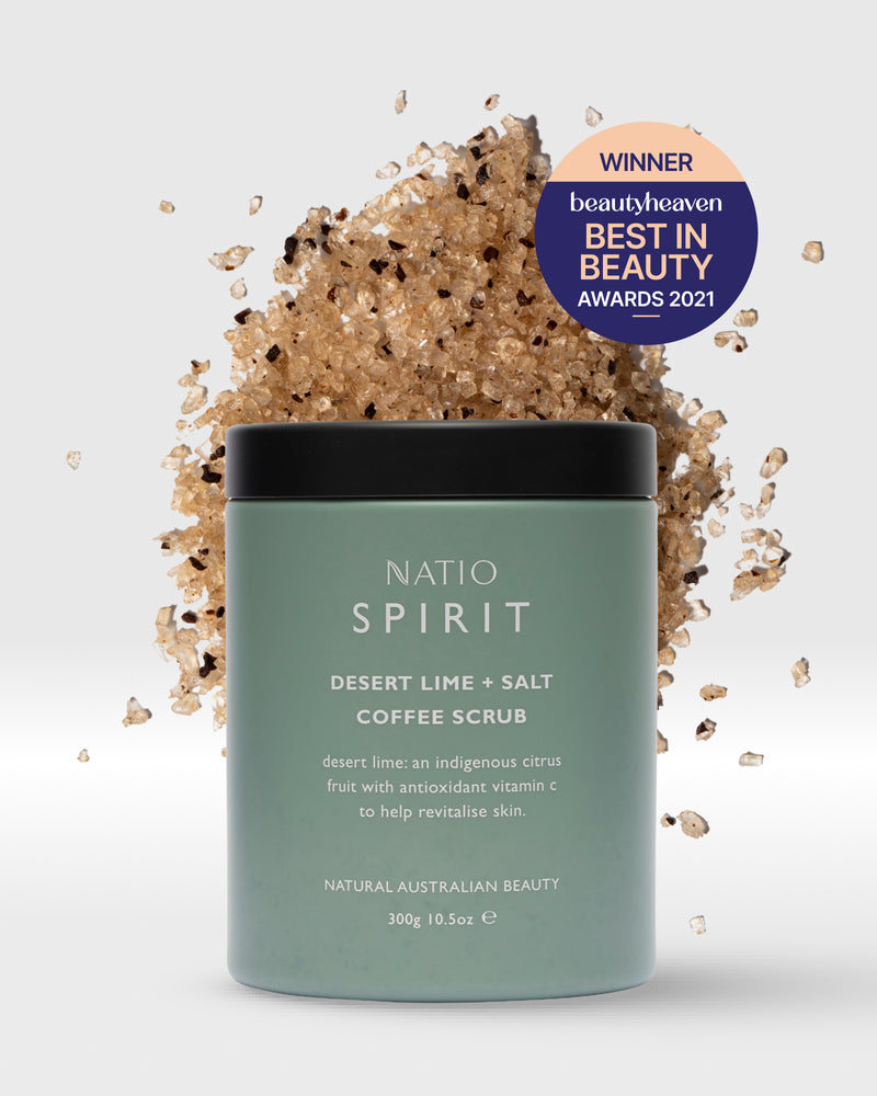 Spirit Desert Lime + Salt Coffee Scrub