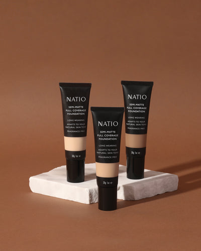 Semi-Matte Full Coverage Foundation Nutmeg