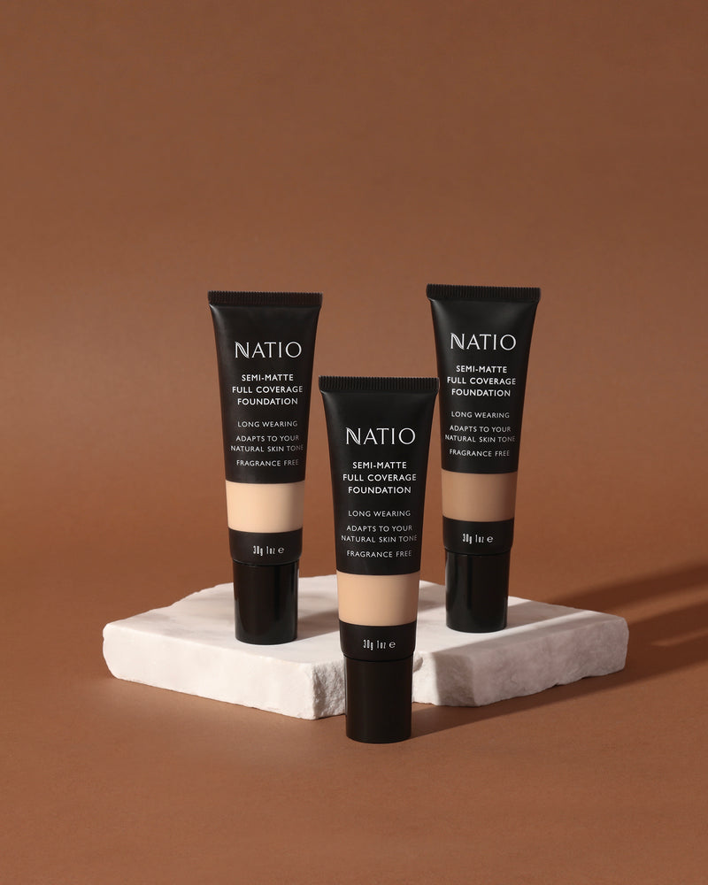 Semi-Matte Full Coverage Foundation Nutmeg